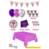 Parti Karnavalı Gabby's Dollhouse 24 Kişilik Doğum Günü Parti Malzemeleri Süsleri Seti