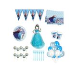 Parti Kırtasiye 8 Kişilik Frozen Doğum Günü Seti Kostümlü