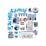 Parti Kırtasiye Frozen & Elsa 8 Kişilik Ultra Lüks Doğum Günü Parti Seti