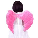 Parti Kostum Pembe Renk Bebek Boy Kucuk Melek Kanadi 40X55 Cm