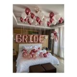 parti kral Bride To Be Bekarlığa Veda Partisi Temalı Her Harf 70 Cm (Balon Pompası Hediye)