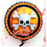 Parti Malzemeleri Halloween İskelet Kuru Kafa Folyo Balon 18 inç MKTB-SMR0495-3