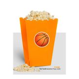 parti pera Basketbol Topu Desenli Mısır Kutusu Popcorn 8 Adet