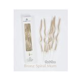 parti pera Beyaz Altın Pasta Mumu Spiral Kıvrık Mum 6'lı