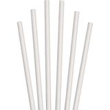 Parti Pera Beyaz Kağıt Pipet 24 Adet