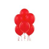 parti pera Kırmızı Renk Pastel Balon 12 Inç 30 Cm