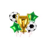 Parti Pera Kupa Folyo Balon Yıldız Futbol Topu Folyo Balon Seti