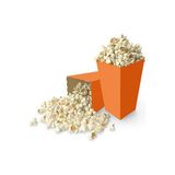 Parti Pera Turuncu Mısır Kutusu Popcorn 8 Adet