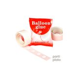 Parti Plato Çift Taraflı Şeffaf Balon Yapıştırıcı (100'lü Rulo) - Dekorasyonunuzu Pratikleştirin!