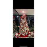 PARTİ SEPETİ Yılbaşı Ağacı Lüks Kendinden Karlı ve Led Işıklı 240 cm 1560 Dal 850 Led