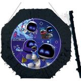 Parti Show Astrobot Pinyata 42 cm + Sopası - Çok Renkli