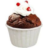 Parti Show Beyaz Muffin Kek Kapsülü (25 Adet) Muffin Kağıt Beyaz