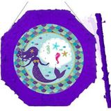 Parti Show Deniz Kızı Pinyata 42 cm Sopası - Renkli