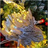 Parti Show Dış Mekan Gün Işığı Ip LED 10 Metre Beyaz Flaşlı Ip 65