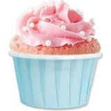 Parti Show Mavi Muffin Kek Kapsülü (25 Adet) Muffin Kağıt Mavi