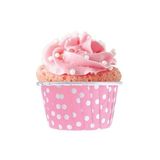 Parti Şöleni Pembe Puanlı Muffin Kek Kapsülü