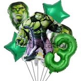 Parti Station Avengers Hulk 3 Yaş Doğum Günü Balon Set Hulk Tema Doğum Günü Parti Balon Set