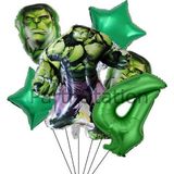 Parti Station Avengers Hulk 4 Yaş Doğum Günü Balon Set Hulk Tema Doğum Günü Parti Balon Set