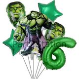 Parti Station Avengers Hulk 6 Yaş Doğum Günü Balon Set Hulk Tema Doğum Günü Parti Balon Set