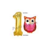 Parti Station Baykuş Gold 1 Yaş Balon Set PSBAYKUŞ-1