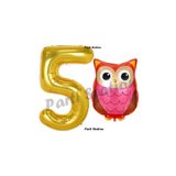 Parti Station Baykuş Gold 5 Yaş Balon Set PSBAYKUŞ-1