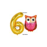 Parti Station Baykuş Gold 6 Yaş Balon Set PSBAYKUŞ-1