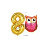 Parti Station Baykuş Gold 8 Yaş Balon Set PSBAYKUŞ-1