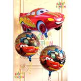 Parti Station Cars Arabalar Şimşek Mcqueen Balon Set 3 Parça