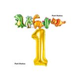 Parti Station Dinozor Gold 1 Yaş Balon Set PS-DİNO-A