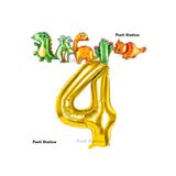 Parti Station Dinozor Gold 4 Yaş Balon Set PS-DİNO-A
