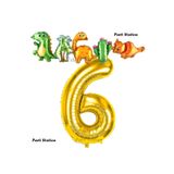 Parti Station Dinozor Gold 6 Yaş Balon Set PS-DİNO-A