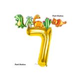 Parti Station Dinozor Gold 7 Yaş Balon Set PS-DİNO-A