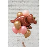 Parti Station Dinozor Konsept Kahverengi Dinozor Balon Set Dinosaur Balloon Birthday Party Set