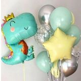 Parti Station Dinozor Konsept Sevimli Dinozor Balon Set Dinosaur Balloon Birthday Party Set