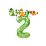 Parti Station Dinozor Yeşil 2 Yaş Balon Set PS-DİNO-Y