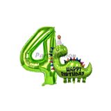 Parti Station Dinozor Yeşil 4 Yaş Balon Set PSHBDİNOY