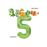 Parti Station Dinozor Yeşil 5 Yaş Balon Set PS-DİNO-Y