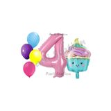 Parti Station Dondurma Pastane 4 Yaş Balon Set PSSEKER-1