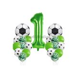 Parti Station Futbol Yeşil 1 Yaş Doğum Günü Balon Set 76cm PSYSLFUTBL