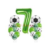 Parti Station Futbol Yeşil 8 Yaş Doğum Günü Balon Set 76cm PSYSLFUTBL