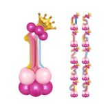 Parti Station Gökkuşağı 1 Yaş Balon Set PSGKKSG