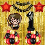 Parti Station Harry Potter Konsept 1 Yaş Doğum Günü Balon Set Harry Potter Tema Parti