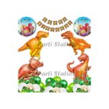 Parti Station Jurassic Dinozor Yeşil Yaşsız Balon Set PSDİNO
