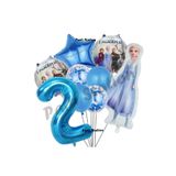Parti Station Karlar Ülkesi Frozen Konsept 2 Yaş Doğum Günü Balon Set Frozen Elsa Temalı Balon Set