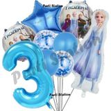 Parti Station Karlar Ülkesi Frozen Konsept 3 Yaş Doğum Günü Balon Set Frozen Elsa Temalı Balon Set
