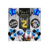 Parti Station Kozmik Uzay 2 Yaş Doğum Günü Balon Set PSUZAYSET