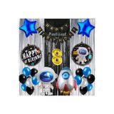 Parti Station Kozmik Uzay 8 Yaş Doğum Günü Balon Set PSUZAYSET
