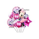 Parti Station Minnie Mouse Balon Set Minnie Mouse Doğum Günü Konsept Parti Balon Set