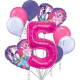 Parti Station My Little Ponny Balon Set My Little Ponny Folyo Balon Set Konsept Doğum Günü Set 5 Yaş Balon