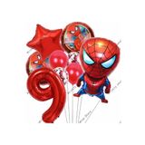 Parti Station Örümcek Adam Konsept 9 Yaş Balon Set Örümcek Adam Konsept Doğum Günü Set